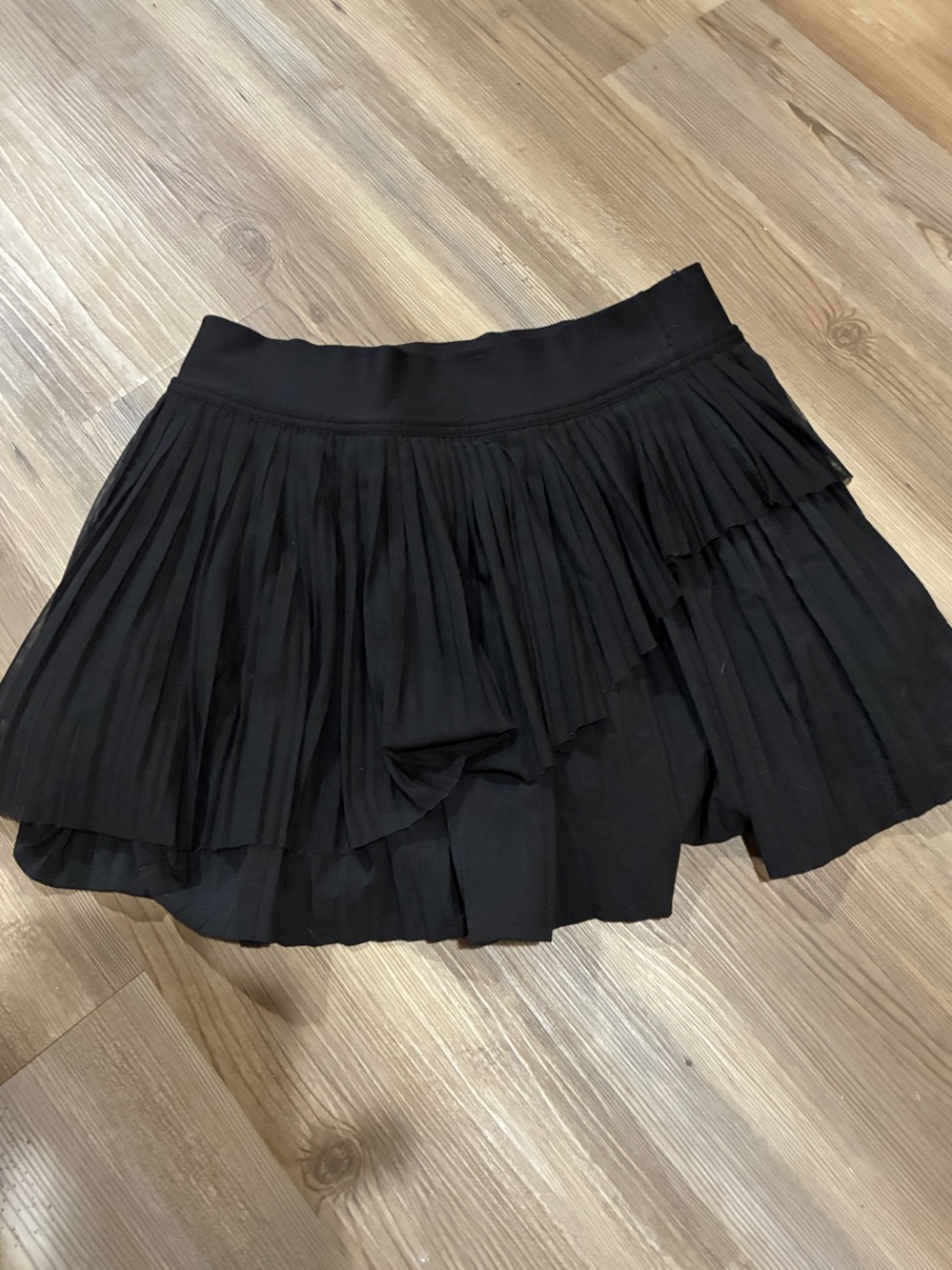 Black Pleated Mini Skirt - Women's Skirt